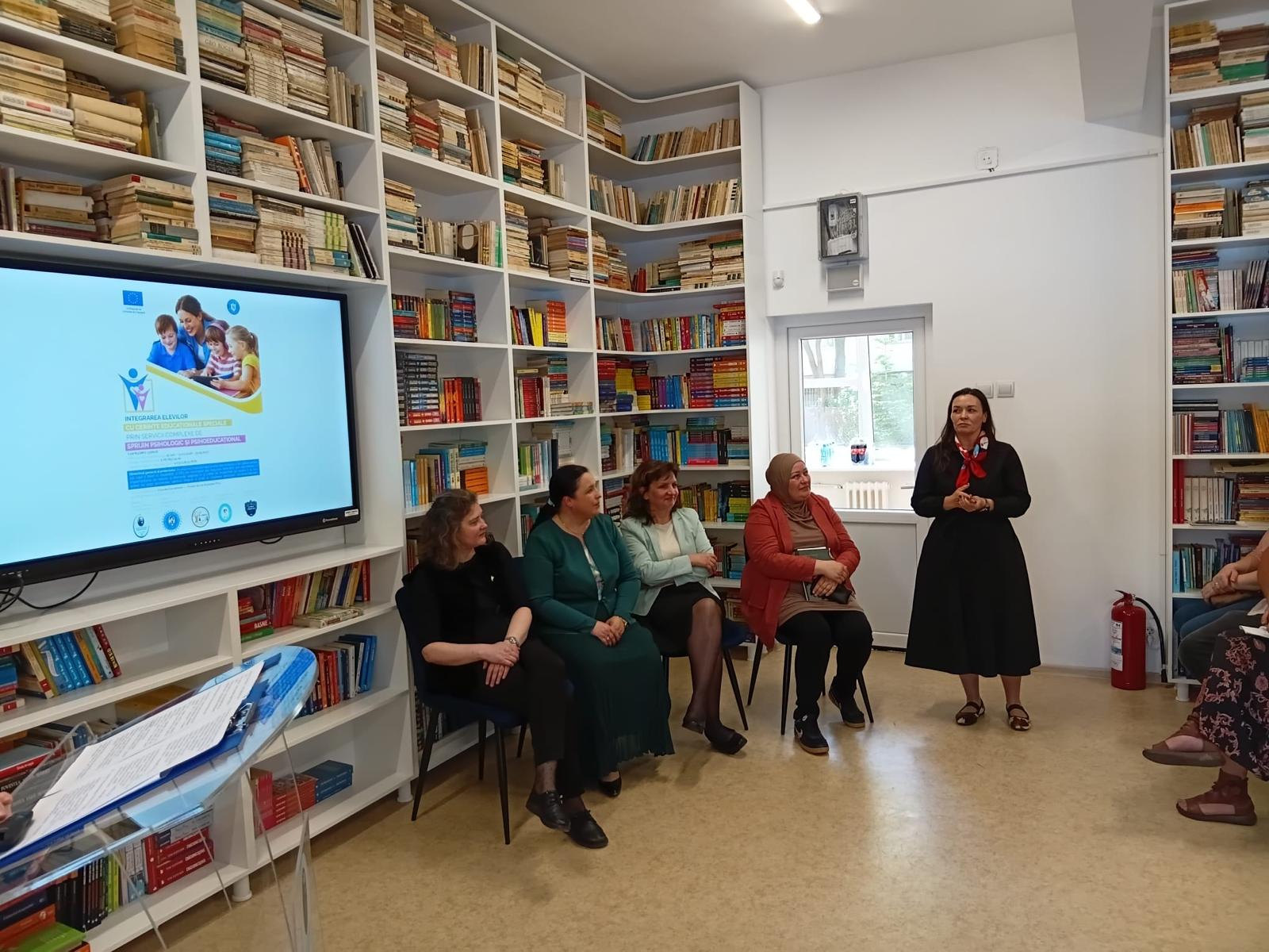 Lansare proiect - „INTEGRAREA ELEVILOR CU CERINŢE EDUCAŢIONALE SPECIALE PRIN SERVICII COMPLEXE DE SPRIJIN PSIHOLOGIC ȘI PSIHOEDUCAŢIONAL”